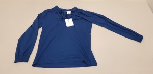 21 X BRAND NEW MAMALICIOUS JERSEY COMBI TOPS IN BLUE SIZE XL RRP £25.00 (TOTAL RRP £525.00)