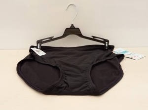 20 X BRAND NEW SPANX FULL COVERAGE BOTTOMS IN JET BLACK SIZE XS RRP $29.99 (TOTAL RRP $599.80)