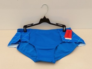 7 X BRAND NEW SPANX SWIMMING BOTTOMS IN ELECTRIC BLUE SIZE 12 AND 14 RRP $78.00 (TOTAL RRP $546.00)