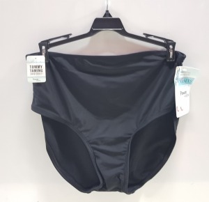 17 X BRAND NEW SPANX JET BLACK FULL COVERAGE BOTTOMS IN SIZE XL RRP $29.00 (TOTAL RRP $493.00)