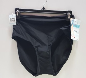 24 X BRAND NEW SPANX FULL COVERAGE BOTTOMS IN JET BLACK SIZE LARGE RRP $29.99 (TOTAL RRP $719.96)