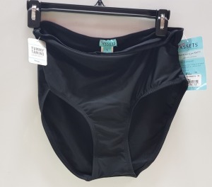 24 X BRAND NEW SPANX FULL COVERAGE BOTTOMS IN JET BLACK SIZE LARGE RRP $29,99 (TOTAL RRP $719.76)