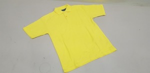 50 X BRAND NEW PAPINI CANARY POLO SHIRTS SIZE 11/12 KIDS