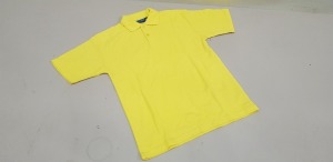 50 X BRAND NEW PAPINI CANARY POLO SHIRTS SIZE 3/4 KIDS