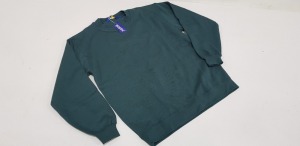 25 X BRAND NEW PAPINI GREEN BOTTLE SWEATSHIRTS SIZE SMALL