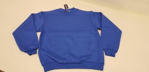 40 X BRAND NEW PAPINI ROYAL BLUE SWEATSHIRTS SIZE XS