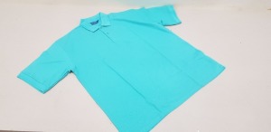 41 X BRAND NEW PAPINI MINT POLO SHIRTS (24 X SIZE XL) (17 X SIZE XXL)