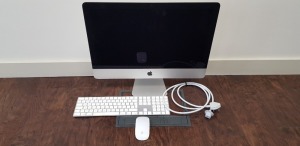 APPLE IMAC 21.5-INCH CORE I5 2.7 (LATE 2013) SERIAL NO: C02LQ5M4F8J2 PROCESSOR 2.7 GHZ QUAD-CORE INTEL CORE I5 MEMORY 8GB DDR3 1600MHZ GRAPHICS INTEL IRIS PRO 1536MB (WITH IOS & DATA WIPED) PLUS APPLE KEYBOARD AND MOUSE