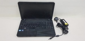 TOSHIBA C850 LAPTOP - INTEL CORE I3 2ND GEN - HARD DRIVE WIPED- COMES WITH CHARGER