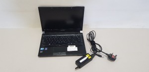 TOSHIBA R700 LAPTOP WITH INTEL CORE I5 - 2.4 GHZ - HARD DRIVE WIPED - COMES WITH CHARGER