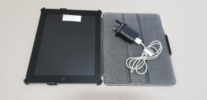 APPLE IPAD TABLET - 16GB STORAGE - COMES WITH CHARGER AND PROTECTIVE CASE