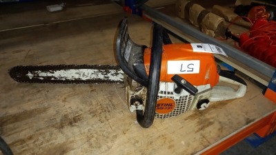 STIHL SAW PULL START (MS231) (116dB) - PLEASE NOTE NOT BEEN TESTED