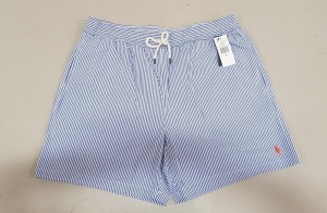 6 X BRAND NEW RALPH LAUREN BLUE TRAVELLER SHORT SHEERS IN UK XL