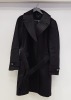 10 X BRAND NEW DOROTH Y PERKINS BLACK BELT WRAP BUTTONED COATS SIZE 16