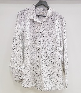 31 X BRAND NEW BRAVE SOUL PLUS SHIRTS IN GEO PRINT SIZE 22 RRP £14.99 (TOTAL RRP £464.00)