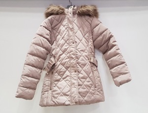 8 X BRAND NEW DOROTHY PERKINS FAUX FUR HOODED BUTTONED COATS WITH BELT SIZE 8 RRP £55.00 (TOTAL RRP £440.00)