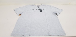 20 X BRAND NEW IL SARTO MILANO GREY GREY T SHIRTS SIZE XL