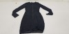 14 X BRAND NEW NAANAA BLACK ZIP UP ANIMAL PRINT DRESSES UK SIZE 10 RRP £22.00 (TOTAL RRP £308.00)