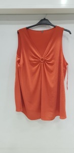 40 X BRAND NEW PAPAYA ORANGE DRESSES IN VARIOUS SIZES RRP £12.50 (TOTAL RRP £500.00)