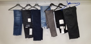 7 X BRAND NEW JEANS IN VARIOUS STYLES AND SIZES IE CALVIN KLEIN