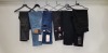 6 X BRAND NEW JEANS IN VARIOUS STYLES AND SIZES IE LEVIS