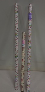375 X BRAND NEW KRAFT OWL ROLL WRAP ( IDEAL FOR PRESENTS AND GIFTS ) -(3M X 69 CM X 36 MM)