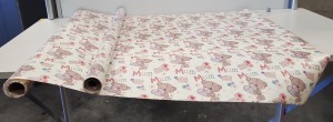528 X BRAND NEW CUTE BEAR WRAPPING PAPER ( IDEAL FOR PRESENTS AND GIFTS ) -( IN 22 BOXES ) -3M X 69CM X 36 MM