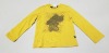 10 X BRAND NEW G STAR RAW LONG SLEEVED YELLOW CREWNECK T SHIRTS IN VARIOUS STYLES AND YOUTH SIZES