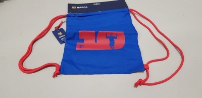 24 X BRAND NEW OFFICIAL FC BARCELONA GYM SACKS