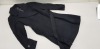 5 X BRAND NEW DOROTHY PERKINS LONG BLACK BELTED BUTTONED COATS SIZE UK 16