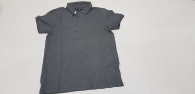 20 X BRAND NEW JACAMO GREY POLO SHIRTS IN SIZE SMALL, MEDIUM, 4XL AND 5XL