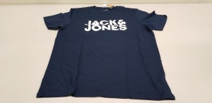 11 X BRAND NEW JACK & JONES NAVY CREWNECK T SHIRTS SIZE 2XL