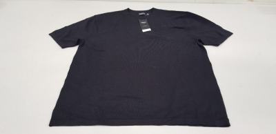 23 X BRAND NEW BURTON MENSWEAR BLACK CREWNECK T SHIRTS IN VARIOUS SIZES