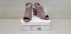 18 X BRAND NEW DOROTHY PERKINS TAUPE SAVO HEELED SANDALS UK SIZE 8 RRP £28.00 (TOTAL RRP £504.00)