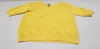 20 X BRAND NEW GEORGE YELLOW JUMPERS IN VARIOUS SIZES RRP £12.50 (TOTAL RRP £250.00)