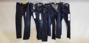 6 X BRAND NEW ARMANI DENIM JEANS IN VARIOUS STYLES AND SIZES