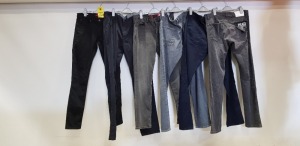 6 X BRAND NEW HUGO BOSS DENIM JEANS IN VARIOUS STYLES AND SIZES