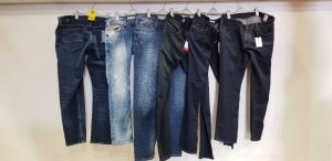 6 X BRAND NEW TOMMY HILFIGER DENIM JEANS IN VARIOUS STYLES AND SIZES