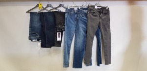 6 X BRAND NEW CALVIN KLEIN DENIM JEANS IN VARIOUS STYLES AND SIZES