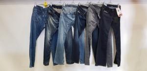6 X BRAND NEW DIESEL DENIM JEANS IN VARIOUS STYLES AND SIZES