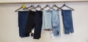 6 X BRAND NEW LEVIS DENIM JEANS IN VARIOUS STYLES AND SIZES