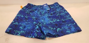 13 X ZOGGS SWIM SHORTS IN BLUE SIZE UK SMALL