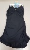 8 X BRAND NEW SPANX JET BLACK HALTER SWIM DRESS SIZE UK MEDIUM RRP-$50.00 TOTAL RRP-$400.00