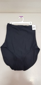 21 X BRAND NEW SPANX HIGH RISE TUMMY TAMMING SWIM BRIEFS IN JET BLACK SIZE UK XL