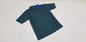 50 X BRAND NEW PAPINI BOTTLE COLOURED POLO SHIRTS IN SIZE UK 11-12 YEARS