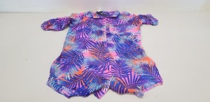 40 X BRAND NEW MULTI COLOURED BEACH SHIRTS SIZE UK MEDIUM AND XL RRP-£10.00 TOTAL RRP-£400.00