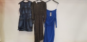 6 X BRAND NEW MIXED DESIGNER DRESS LOT CONTAINING PHASE EIGHT AND GINNA BACCONI DRESSES ETC