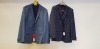 2 X EX DISPLAY HUGO BOSS SUIT JACKETS (PLEASE NOTE SOME MARKS ON SUITS NEEDS DRY CLEANING) RRP-£259.00 RRP-£319.00