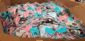 1000+ 4 PACK OF POLYESTER FACE MASKS IN BLACK,GREY, BLUE AND PINK