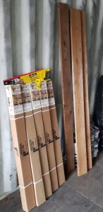 20 PIECE MIXED LOT CONTAINING PROVINCIAL PLANK EXCLUSIVE TIMBER, LOOSE WOOD, VARIOUS THOMPSON STAIN BLOCK DAMP SEAL ETC